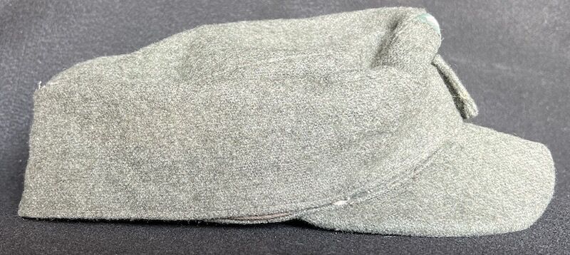 WWII German Waffen SS - M43 Feldmütze - Field Cap - 1010/44 - Dachau 1944 Produced - GI Bring Back 63rd Infantry Division April 1945 Germany ( With COA ) - Rare (Offer Accepted) - Image 10