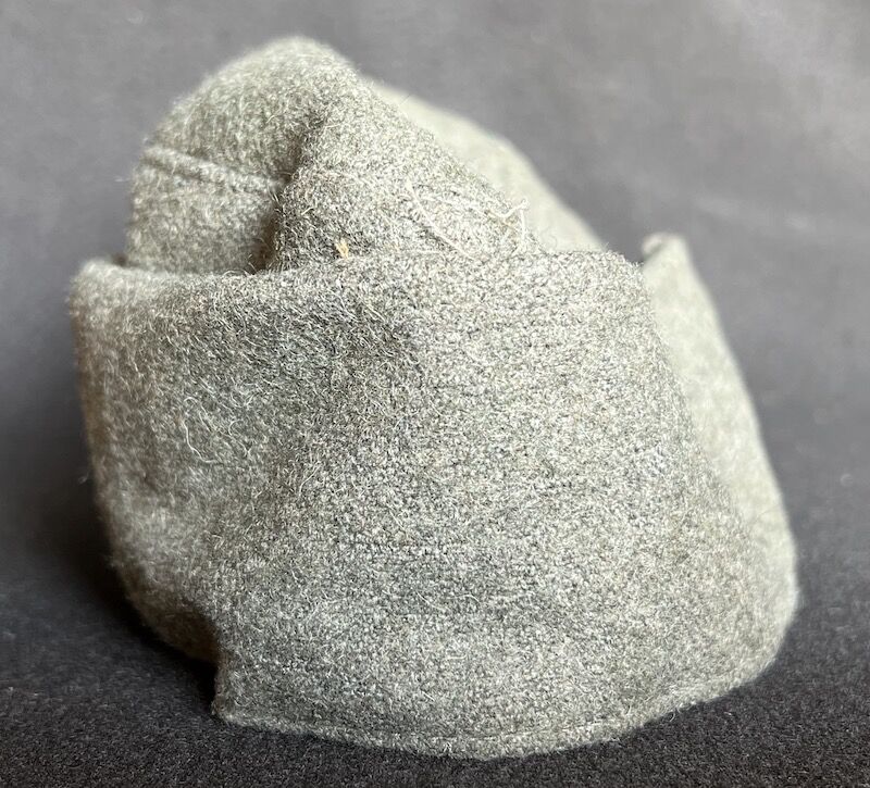 WWII German Waffen SS - M43 Feldmütze - Field Cap - 1010/44 - Dachau 1944 Produced - GI Bring Back 63rd Infantry Division April 1945 Germany ( With COA ) - Rare (Offer Accepted) - Image 13