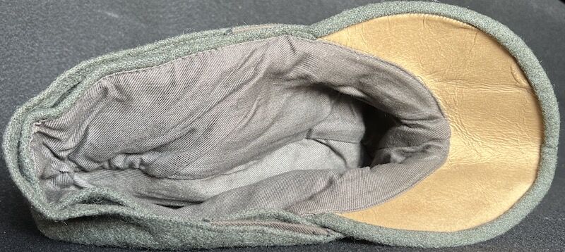 WWII German Waffen SS - M43 Feldmütze - Field Cap - 1010/44 - Dachau 1944 Produced - GI Bring Back 63rd Infantry Division April 1945 Germany ( With COA ) - Rare (Offer Accepted) - Image 14