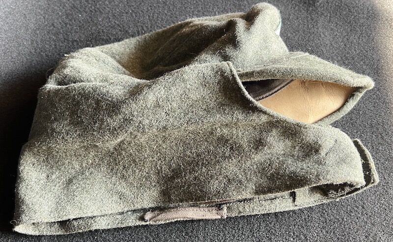 WWII German Waffen SS - M43 Feldmütze - Field Cap - 1010/44 - Dachau 1944 Produced - GI Bring Back 63rd Infantry Division April 1945 Germany ( With COA ) - Rare (Offer Accepted) - Image 16