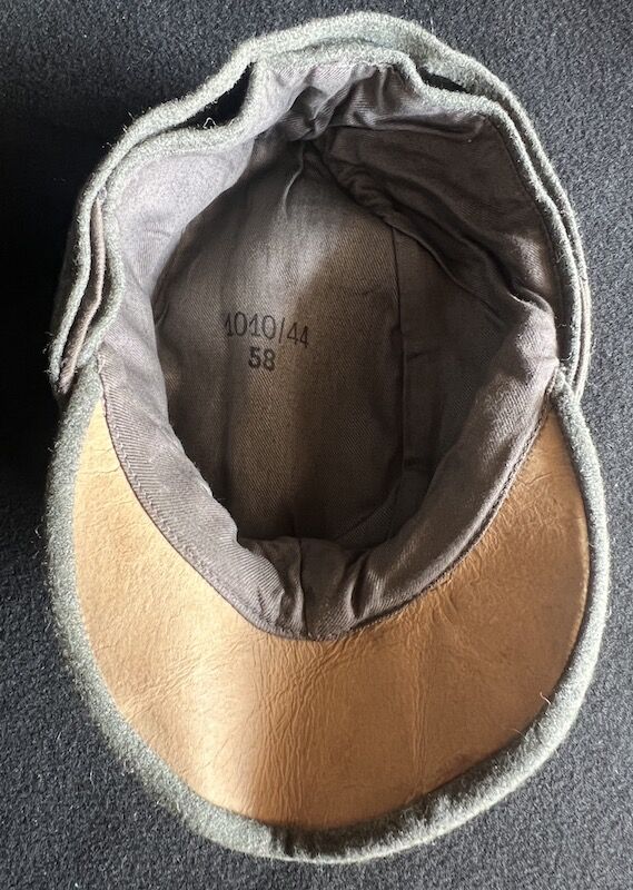 WWII German Waffen SS - M43 Feldmütze - Field Cap - 1010/44 - Dachau 1944 Produced - GI Bring Back 63rd Infantry Division April 1945 Germany ( With COA ) - Rare (Offer Accepted) - Image 26