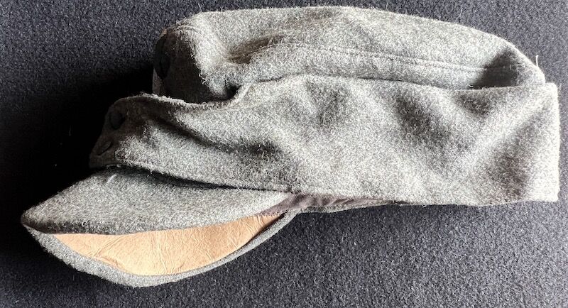 WWII German Waffen SS - M43 Feldmütze - Field Cap - 1010/44 - Dachau 1944 Produced - GI Bring Back 63rd Infantry Division April 1945 Germany ( With COA ) - Rare (Offer Accepted) - Image 27