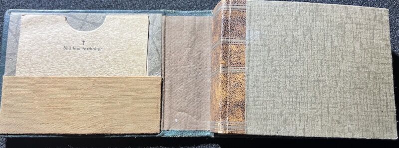 WWII German Min Photo Album Leipzig KDF Wagen Volkswagen Beetle Art Museums Streets with Flags - Image 2