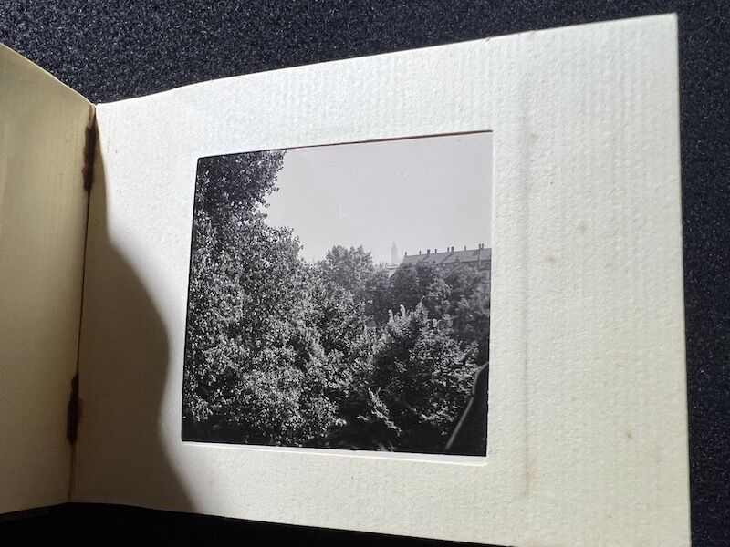 WWII German Min Photo Album Leipzig KDF Wagen Volkswagen Beetle Art Museums Streets with Flags - Image 5