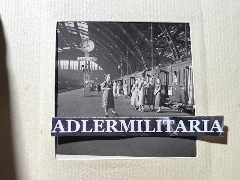 WWII German Min Photo Album Leipzig KDF Wagen Volkswagen Beetle Art Museums Streets with Flags - Image 9