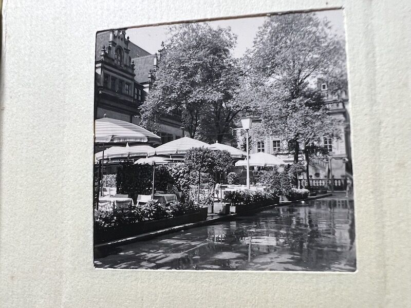 WWII German Min Photo Album Leipzig KDF Wagen Volkswagen Beetle Art Museums Streets with Flags - Image 13
