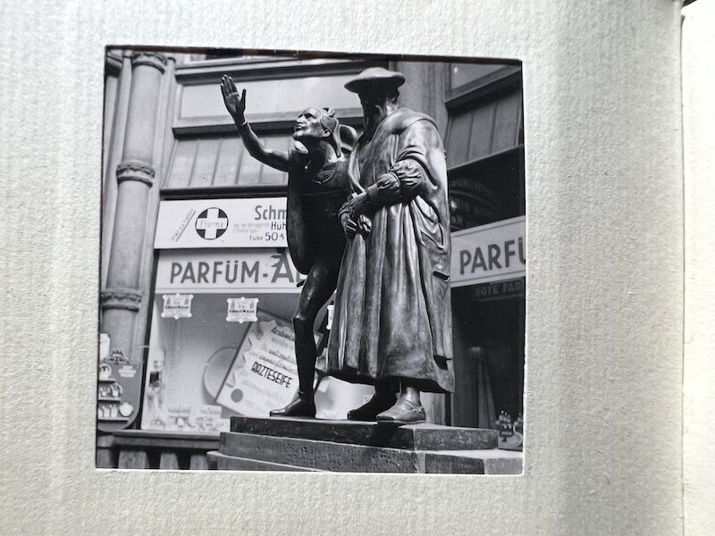 WWII German Min Photo Album Leipzig KDF Wagen Volkswagen Beetle Art Museums Streets with Flags - Image 15