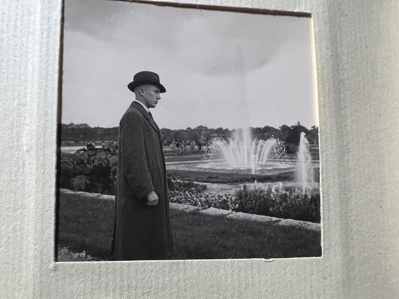 WWII German Min Photo Album Leipzig KDF Wagen Volkswagen Beetle Art Museums Streets with Flags - Image 27
