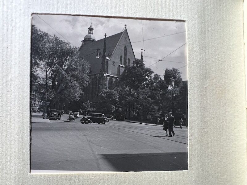 WWII German Min Photo Album Leipzig KDF Wagen Volkswagen Beetle Art Museums Streets with Flags - Image 31