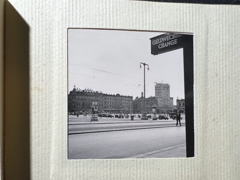 WWII German Min Photo Album Leipzig KDF Wagen Volkswagen Beetle Art Museums Streets with Flags - Image 32