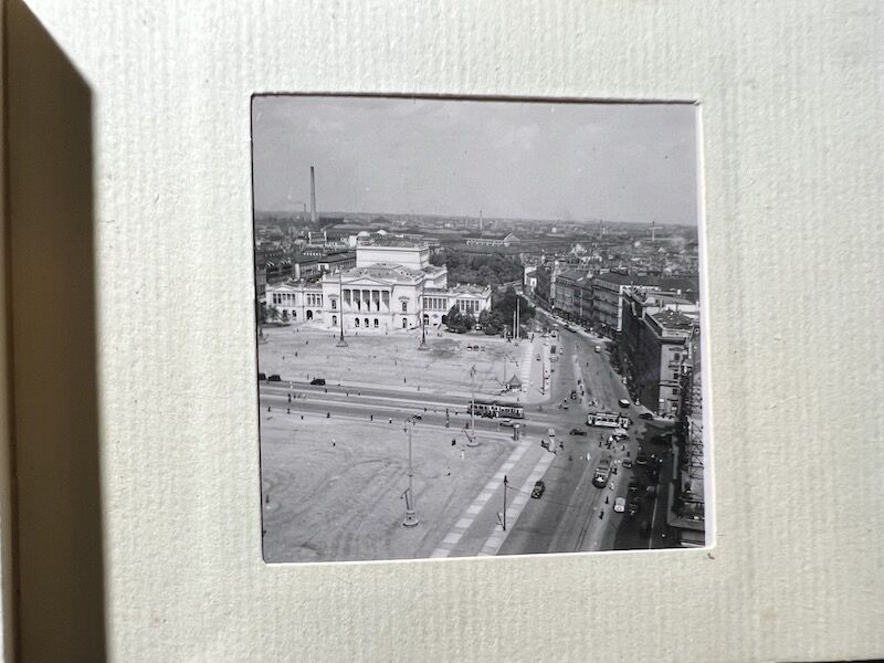 WWII German Min Photo Album Leipzig KDF Wagen Volkswagen Beetle Art Museums Streets with Flags - Image 36