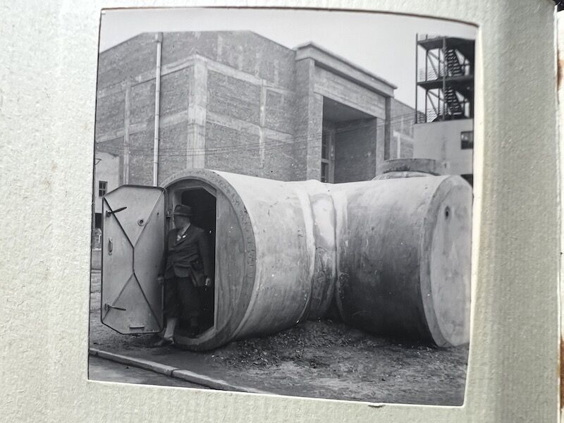 WWII German Min Photo Album Leipzig KDF Wagen Volkswagen Beetle Art Museums Streets with Flags - Image 49