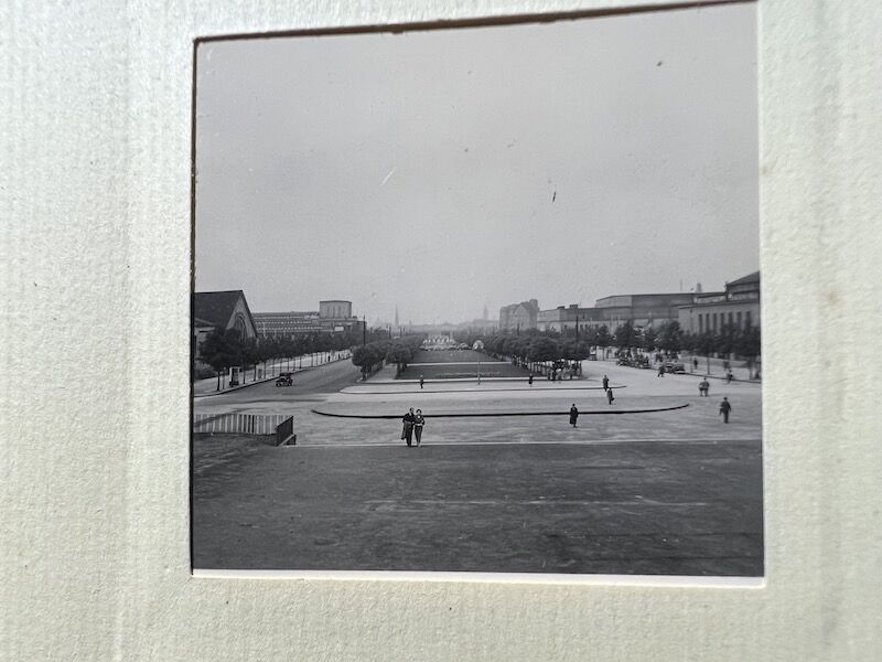 WWII German Min Photo Album Leipzig KDF Wagen Volkswagen Beetle Art Museums Streets with Flags - Image 50