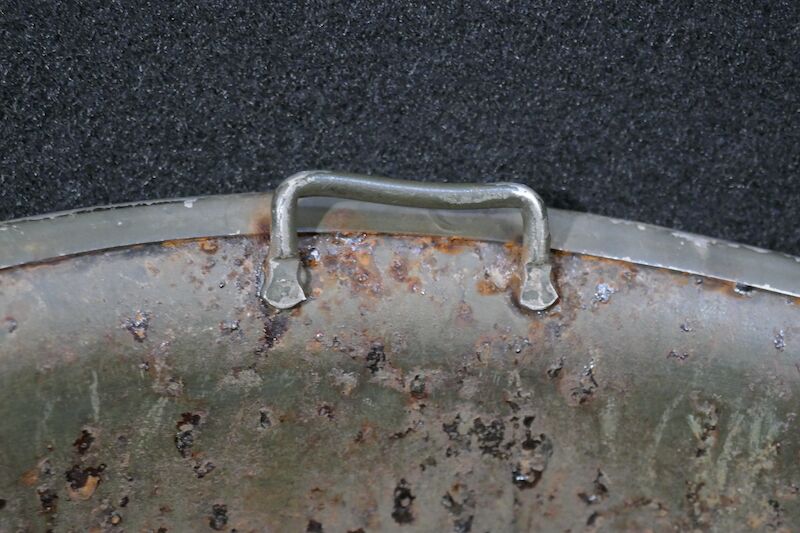 WWII US Navy M1 Helmet - Navy Cross Lt Commander Amos Hathaway - Taffy 3 - Destroyer U.S.S. HEERMANN (DD-532) - Battle off Samar Island 1944 - Very Rare - Image 22