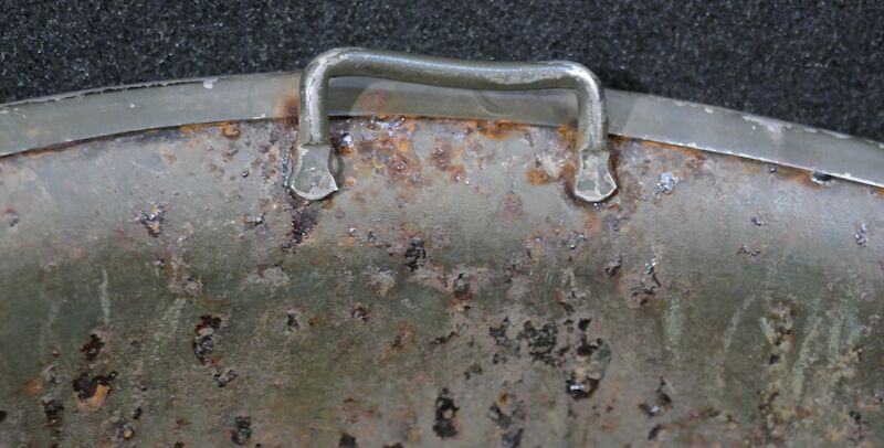 WWII US Navy M1 Helmet - Navy Cross Lt Commander Amos Hathaway - Taffy 3 - Destroyer U.S.S. HEERMANN (DD-532) - Battle off Samar Island 1944 - Very Rare - Image 21