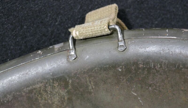 WWII US Navy M1 Helmet - Navy Cross Lt Commander Amos Hathaway - Taffy 3 - Destroyer U.S.S. HEERMANN (DD-532) - Battle off Samar Island 1944 - Very Rare - Image 23