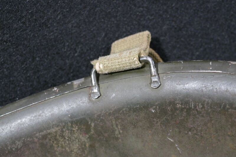 WWII US Navy M1 Helmet - Navy Cross Lt Commander Amos Hathaway - Taffy 3 - Destroyer U.S.S. HEERMANN (DD-532) - Battle off Samar Island 1944 - Very Rare - Image 24