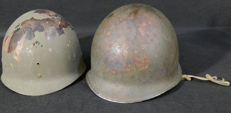 WWII US Navy M1 Helmet - Navy Cross Lt Commander Amos Hathaway - Taffy 3 - Destroyer U.S.S. HEERMANN (DD-532) - Battle off Samar Island 1944 - Very Rare - Image 33