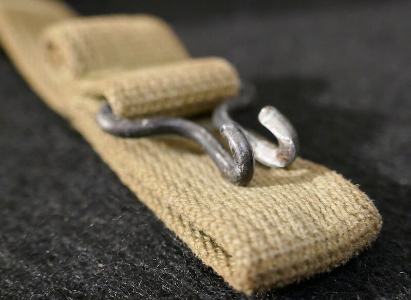 WWII US Navy M1 Helmet - Navy Cross Lt Commander Amos Hathaway - Taffy 3 - Destroyer U.S.S. HEERMANN (DD-532) - Battle off Samar Island 1944 - Very Rare - Image 29