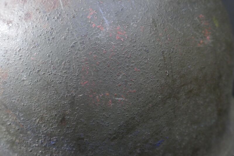 WWII US Navy M1 Helmet - Navy Cross Lt Commander Amos Hathaway - Taffy 3 - Destroyer U.S.S. HEERMANN (DD-532) - Battle off Samar Island 1944 - Very Rare - Image 30