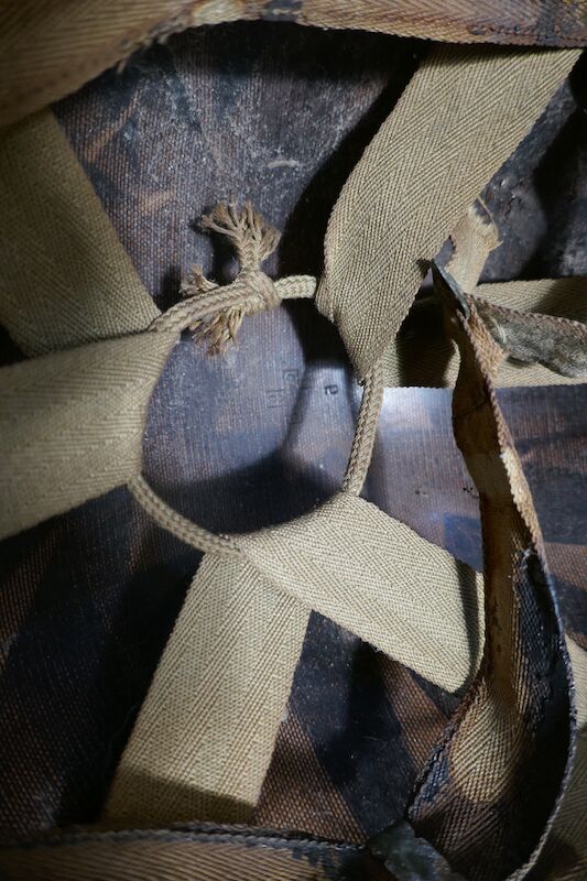 WWII US Navy M1 Helmet - Navy Cross Lt Commander Amos Hathaway - Taffy 3 - Destroyer U.S.S. HEERMANN (DD-532) - Battle off Samar Island 1944 - Very Rare - Image 46