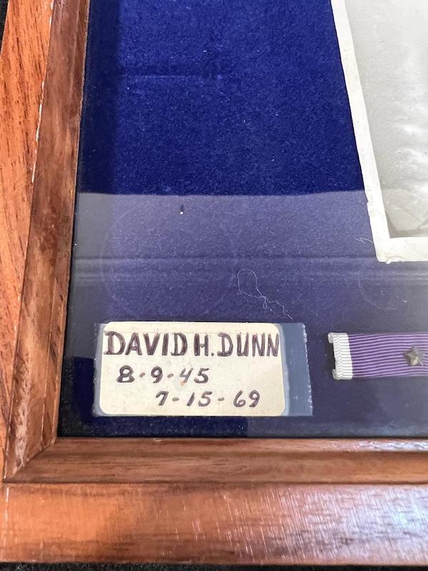 Vietnam US Army - Purple Heart Grouping - SP5 E5 David H Dunn - 15/07/1969 Died Quảng Nam - Image 3