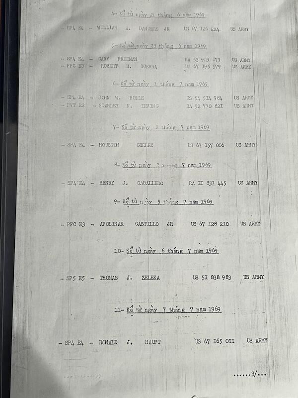 Vietnam US Army - Purple Heart Grouping - SP5 E5 David H Dunn - 15/07/1969 Died Quảng Nam - Image 29