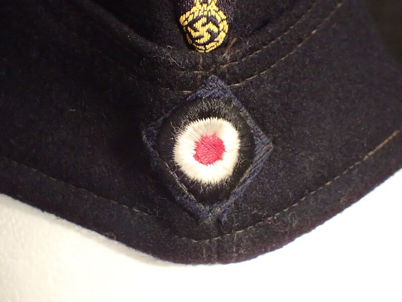 WWII German Navy - Kriegsmarine M40 - Side Cap - Formed Issued - Size 57 - Original Paris Made (Offer Accepted) - Image 5