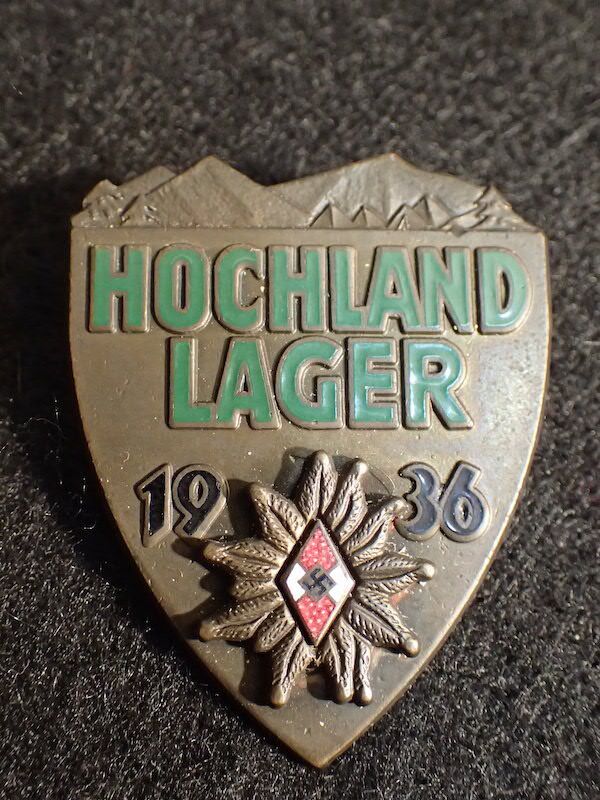 WWII German Hitler Youth Hochland Larger 1936 - A.Berger Garmisch