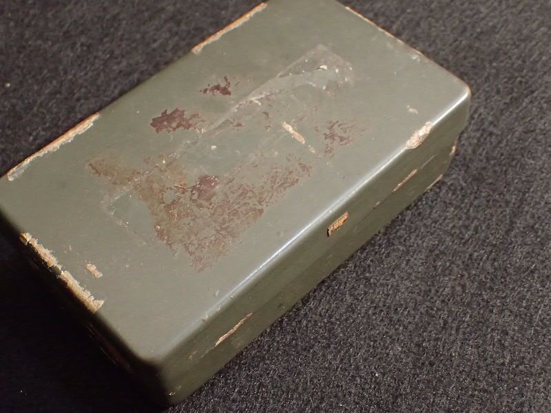 WWII German Army Marked Stick Grenade EMPTY Fuze Box - WaA101 - Metal Goods Weapons Inspection - Rare - Image 4