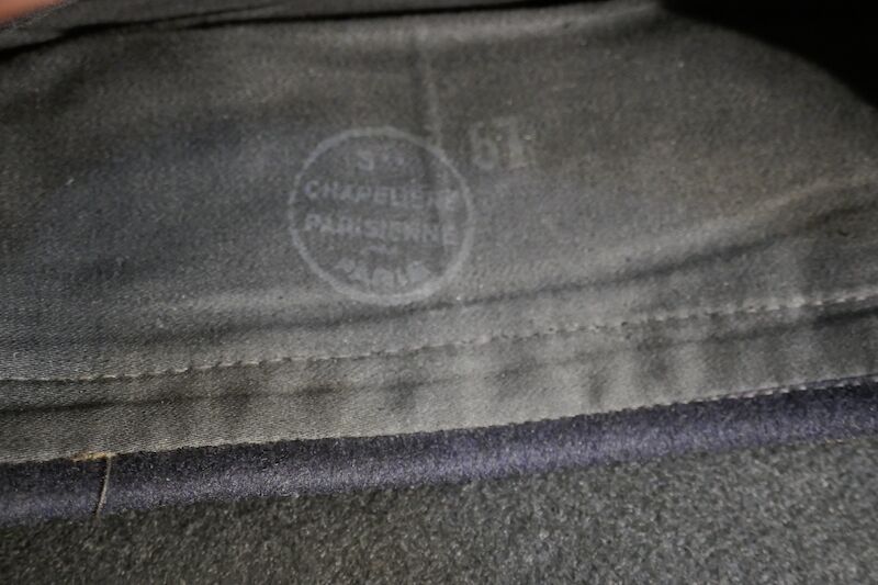 WWII German Navy - Kriegsmarine M40 - Side Cap - Formed Issued - Size 57 - Original Paris Made (Offer Accepted) - Image 13