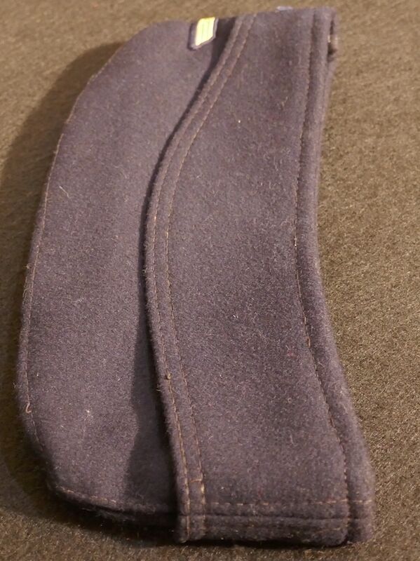 WWII German Navy - Kriegsmarine M40 - Side Cap - Formed Issued - Size 57 - Original Paris Made (Offer Accepted) - Image 15