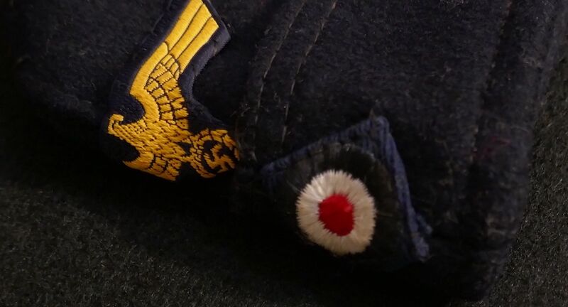 WWII German Navy - Kriegsmarine M40 - Side Cap - Formed Issued - Size 57 - Original Paris Made (Offer Accepted) - Image 17