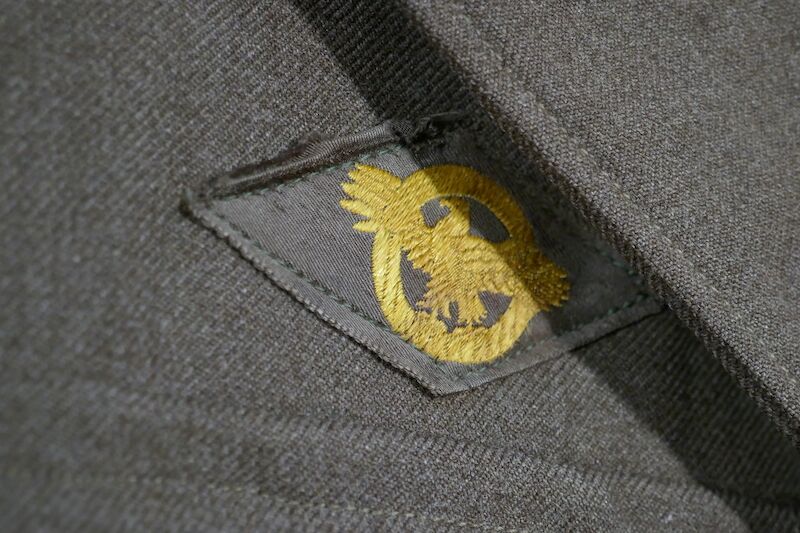 WWII US Army Uniform - 4th Armoured Combat Medic - Tunic - Trousers - Side Cap - Laundry Number - France 1944 / Ardennes 1944 - Image 18