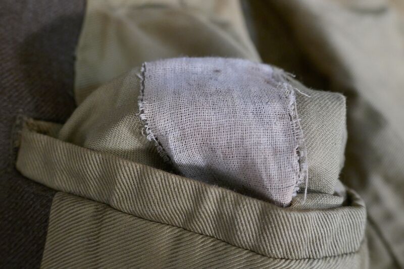 WWII US Army Uniform - 4th Armoured Combat Medic - Tunic - Trousers - Side Cap - Laundry Number - France 1944 / Ardennes 1944 - Image 28