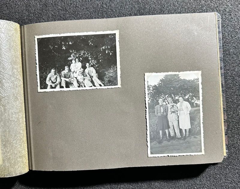 WWII German R.A.D Photo Album - Abteilung 2/20 Rosenberg West Prussia - Ship Robert Ley - Bismarck - Artillerie Regiment 23 Potsdam-Nedlitz - Anti Aircraft Mg34 - Captured Helmets - STUG III - Russian Front - Image 16