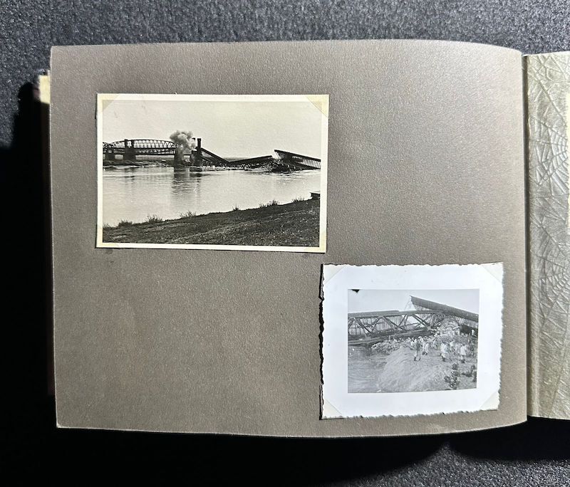 WWII German R.A.D Photo Album - Abteilung 2/20 Rosenberg West Prussia - Ship Robert Ley - Bismarck - Artillerie Regiment 23 Potsdam-Nedlitz - Anti Aircraft Mg34 - Captured Helmets - STUG III - Russian Front - Image 27