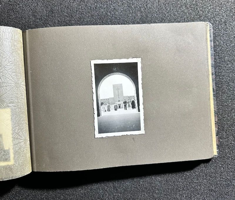 WWII German R.A.D Photo Album - Abteilung 2/20 Rosenberg West Prussia - Ship Robert Ley - Bismarck - Artillerie Regiment 23 Potsdam-Nedlitz - Anti Aircraft Mg34 - Captured Helmets - STUG III - Russian Front - Image 31