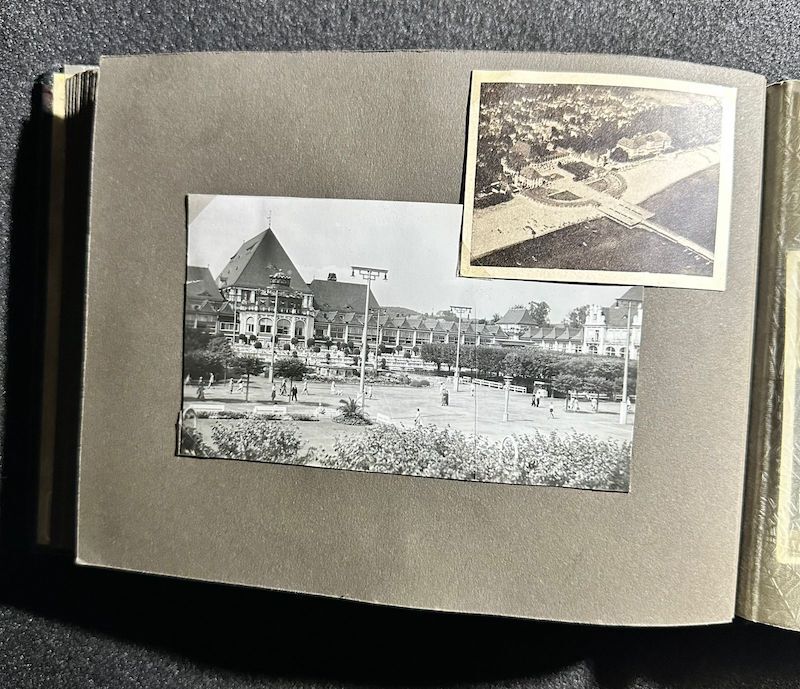 WWII German R.A.D Photo Album - Abteilung 2/20 Rosenberg West Prussia - Ship Robert Ley - Bismarck - Artillerie Regiment 23 Potsdam-Nedlitz - Anti Aircraft Mg34 - Captured Helmets - STUG III - Russian Front - Image 38