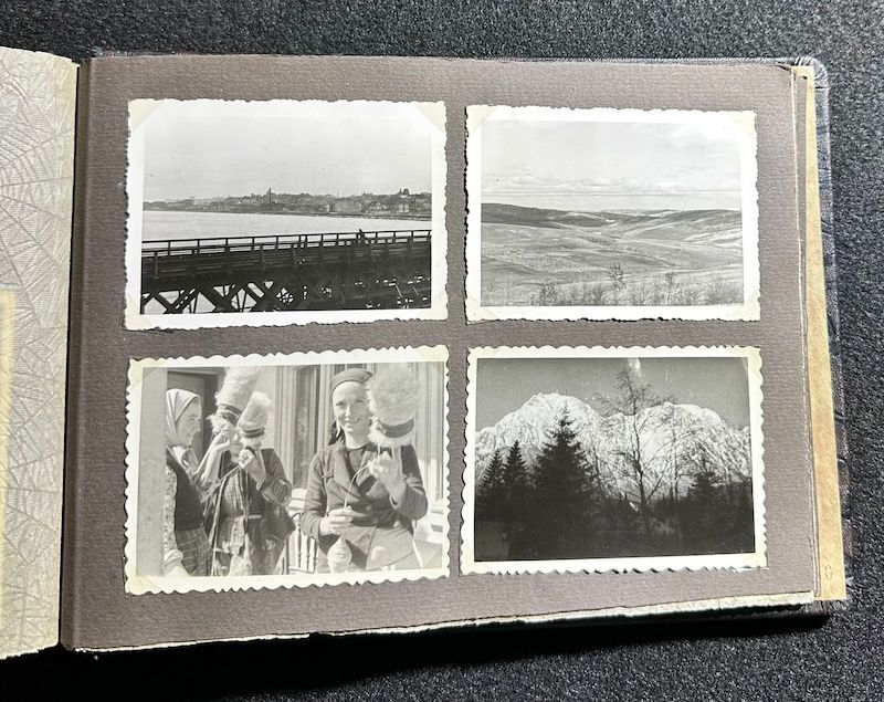 WWII German R.A.D Photo Album - Abteilung 2/20 Rosenberg West Prussia - Ship Robert Ley - Bismarck - Artillerie Regiment 23 Potsdam-Nedlitz - Anti Aircraft Mg34 - Captured Helmets - STUG III - Russian Front - Image 51