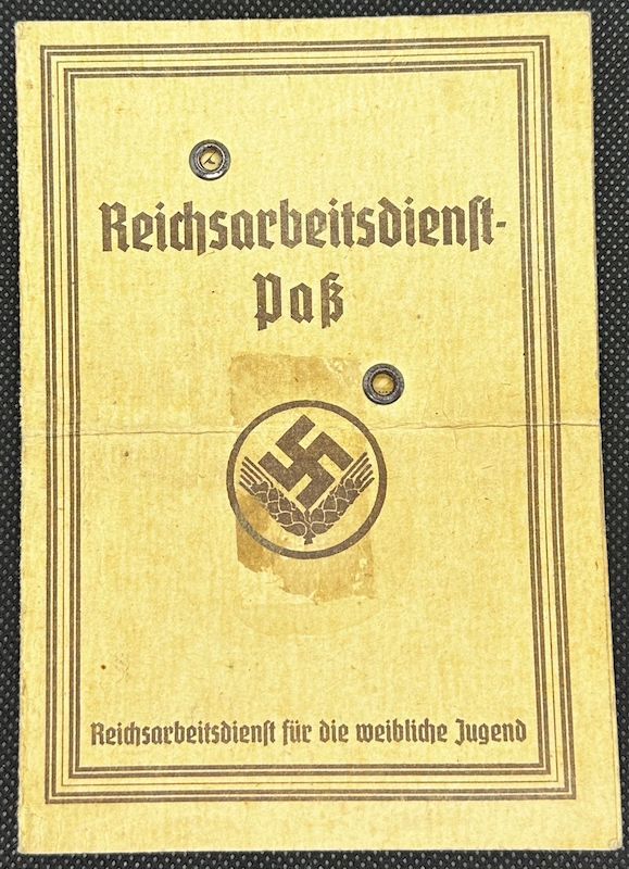 WWII German Reichsarbeitsdienst ID - RAD Arbeitsmaid Alice Bittermann - 1941 Magdeburg - Image 2