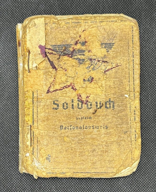 WWII German Army Wehrmacht Soldbuch Set - Wachtmeister Ehrlich - Italy & Slovenia - Gebirgsjäger Artillerie Regiment 1088 - Division 188 - Partisan Action - Hidden Award - Image 6