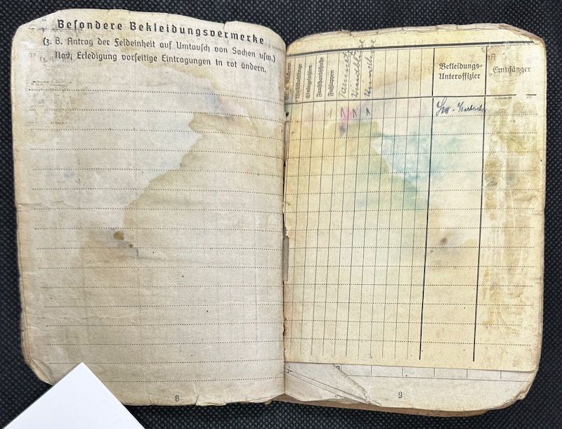 WWII German Army Wehrmacht Soldbuch Set - Wachtmeister Ehrlich - Italy & Slovenia - Gebirgsjäger Artillerie Regiment 1088 - Division 188 - Partisan Action - Hidden Award - Image 12