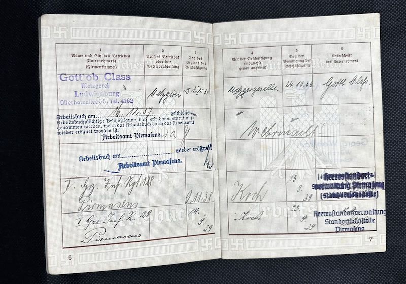 WWII German Army Wehrmacht Soldbuch Set - Wachtmeister Ehrlich - Italy & Slovenia - Gebirgsjäger Artillerie Regiment 1088 - Division 188 - Partisan Action - Hidden Award - Image 23