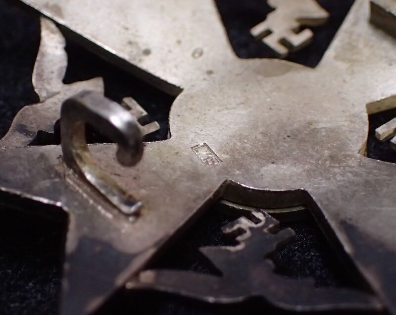WWII German Spanish Cross in Silver w/o Swords Maker Marked LDO Code "L/15" Otto Schickle, Pforzheim. Tombac 327 Awarded Rare Medal - Image 13