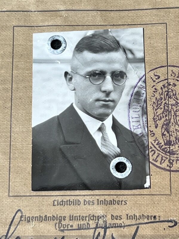 WWII German Identity Papers - University of Rostock - 1933 - Christian Albrecht University - Original