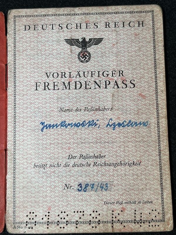 WWII German Identity Papers - Foreigner in the Third Reich - Jankowski - Original - Image 3