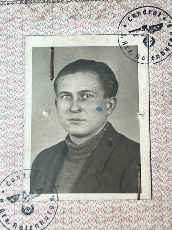 WWII German Identity Papers - Foreigner in the Third Reich - Jankowski - Original