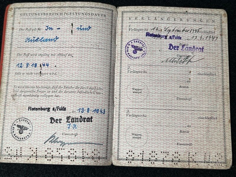 WWII German Identity Papers - Foreigner in the Third Reich - Jankowski - Original - Image 6