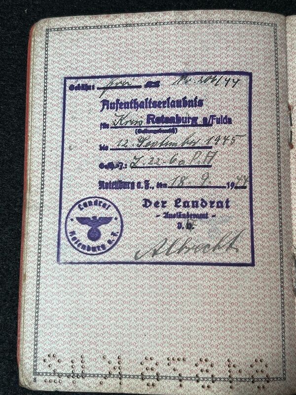 WWII German Identity Papers - Foreigner in the Third Reich - Jankowski - Original - Image 8